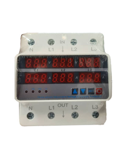 محافظ ولتاژ جریان دیجیتال سه 63 آمپر TNTD مدل LE:63A