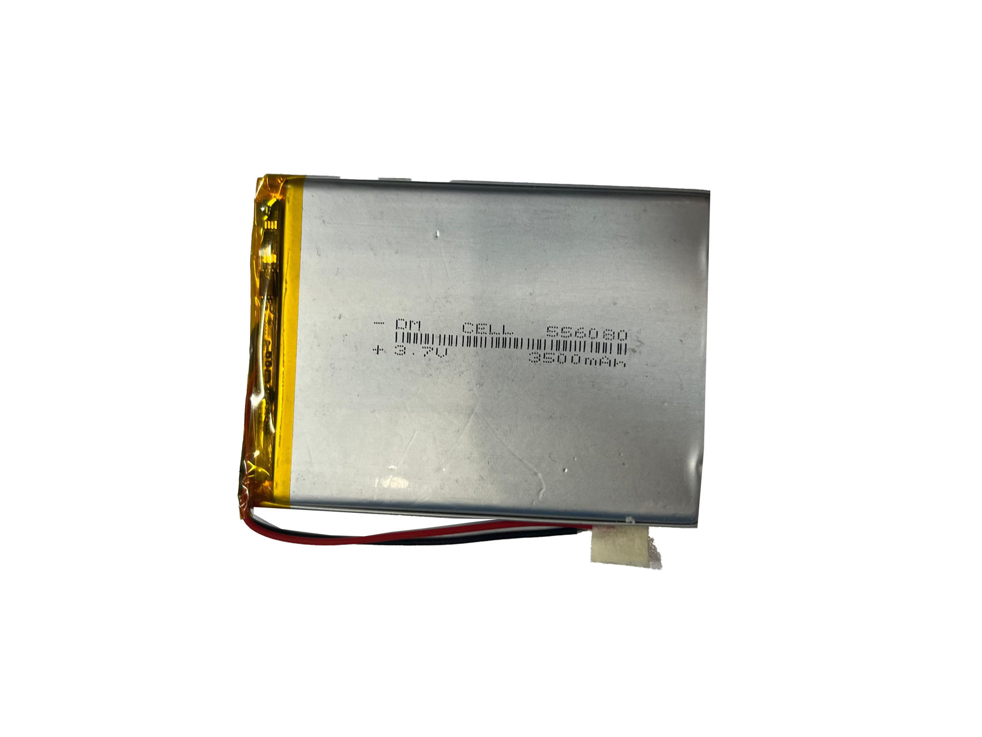 باتری لیتیوم پلیمر 3.7 ولت 3500 میلی آمپر 556080