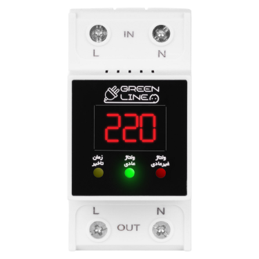 محافظ ولتاژ داخل کنتوری (طرح مینیاتوری) GLP300D گرین لاین