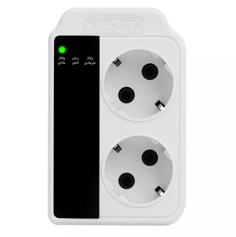 محافظ ولتاژ دیواری گرین لاین مدل GREEN LINE GLP162R