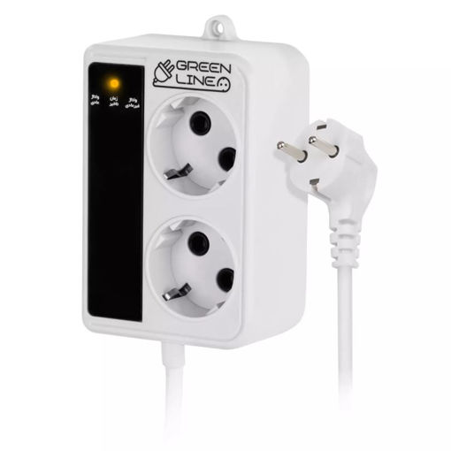 محافظ ولتاژ میکروپروسسوری گرین لاین مدل GREEN LINE GLP162-RW