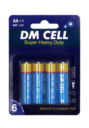 باتری قلمی سوپر هوی دیوتی DM کارت 4 عددی