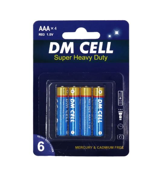 باتری نیم قلمی سوپر هوی دیوتی DM کارت 4 عددی