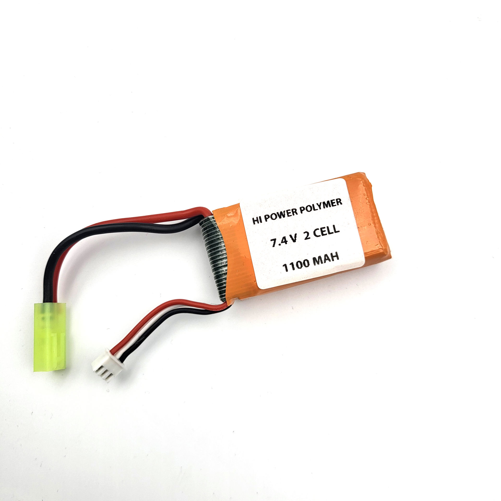 باتری لیتیوم پلیمر های پاور 7.4 ولت 1100 میلی آمپر پروازی