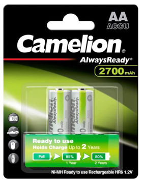 باتری قلمی شارژی 2700 میلی آمپر کملیون