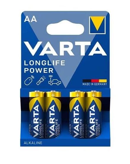 باتری قلمی آلکالاین وارتا مدل لانگ پاور (آبی) پک چهار عددی