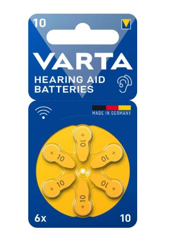 باتری سمعکی وارتا مدل Aid 10