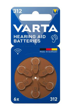 باتری سمعکی وارتا مدل Aid 312