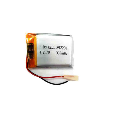 باتری لیتیوم پلیمر 3.7 ولت 300 میلی آمپر 352230