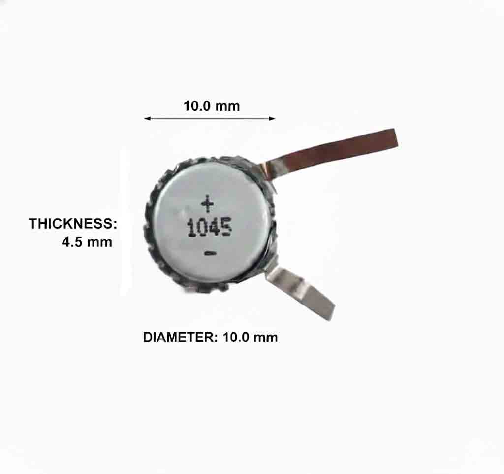 باتری هندزفری ایرپادی 3.7 ولت 1045