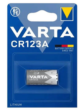 باتری لیتیومی CR123A وارتا مدل LITHIUM Cylindrical