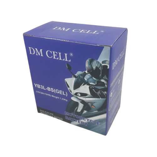 باتری سیلد اسید DM CELL YB3L-BS(GEL) 12V 3AH | مخصوص موتور سیکلت