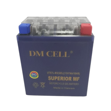 باتری سیلد اسید DM CELL UTX7L-BS(GEL) 12V 7AH | مخصوص موتور سیکلت