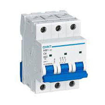 کلید مینیاتوری سه فاز 6 آمپر چینت الکتریک NB1-C6