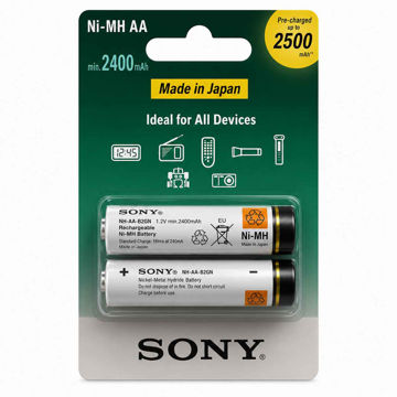 باتری قابل‌ شارژ قلمی سونی 2500 مدل NH-AA-B2GN
