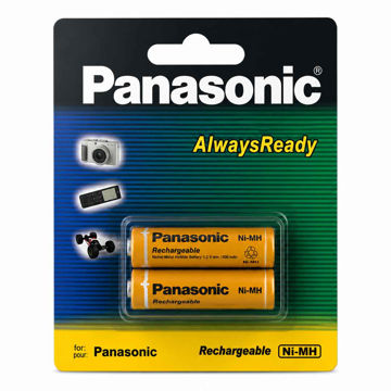 باتری نیم قلمی قابل شارژ پاناسونیک HR830mah