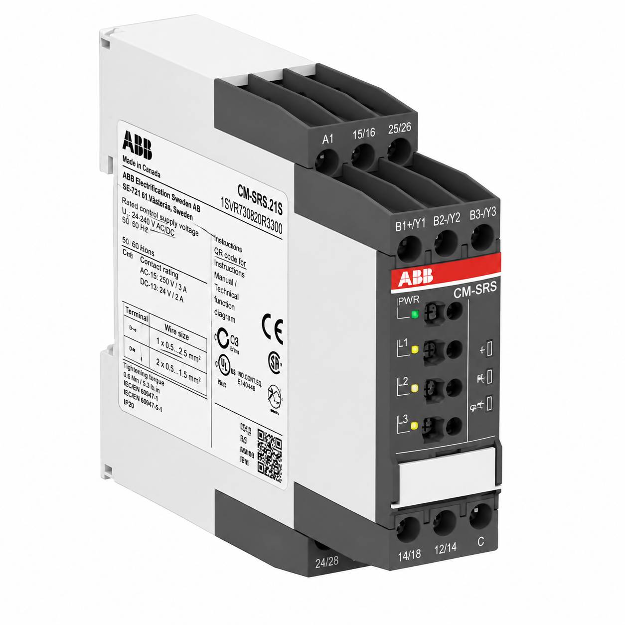 رله کنترل فاز برند ABB